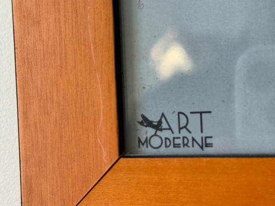 Image 1 of Serigrafia incorniciata "Café Costes", di Patrick Boussignac, stampata da Michel Caza, 1990