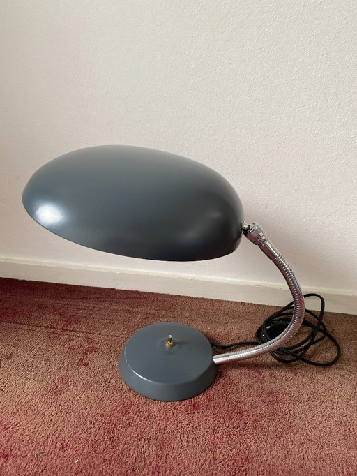 Zu verkaufen: Vintage Gubi Cobra Tischleuchte, Anthrazitgrau