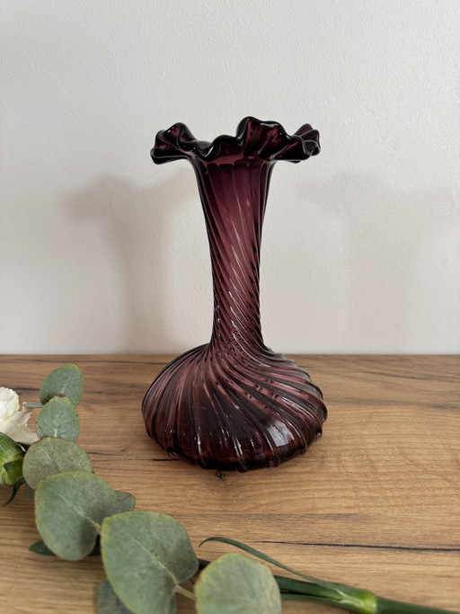Vintage Twisted Vase