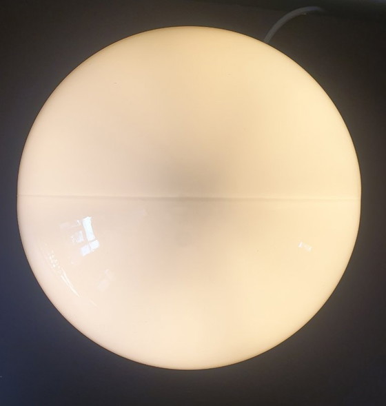 Image 1 of Vintage mushroom / champignon plafondlamp, Bauhaus stijl