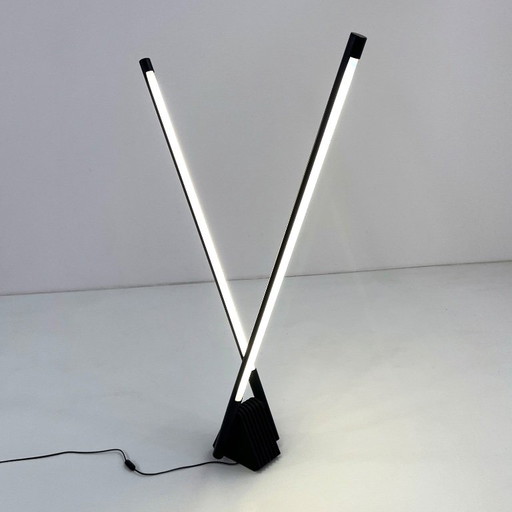 Lámpara de pie Sistema Flu de Rodolfo Bonetto para Luci Italia, años 80 – vloerlampen, Metal, Plastic (photo 2 of 8)