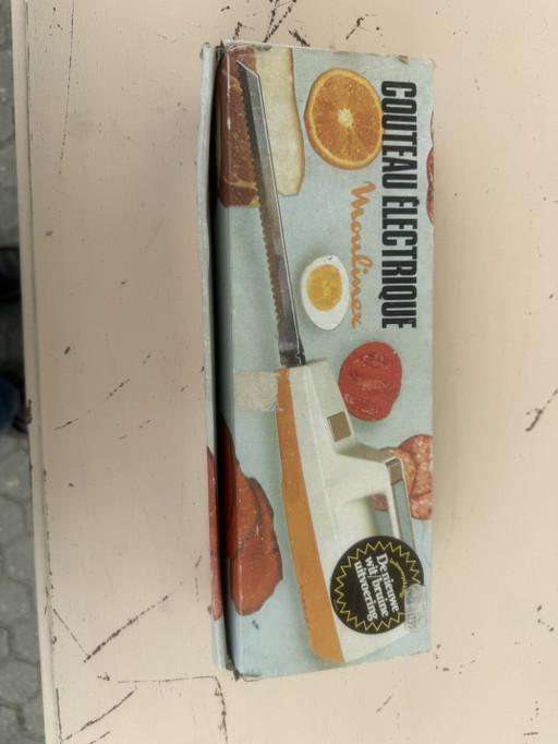 Couteau de cuisine électrique Moulinex années 60/70