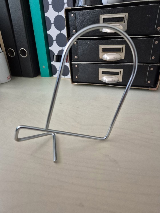 Image 1 of Fermalibri in metallo minimalisti vintage Ikea Flit degli anni '90