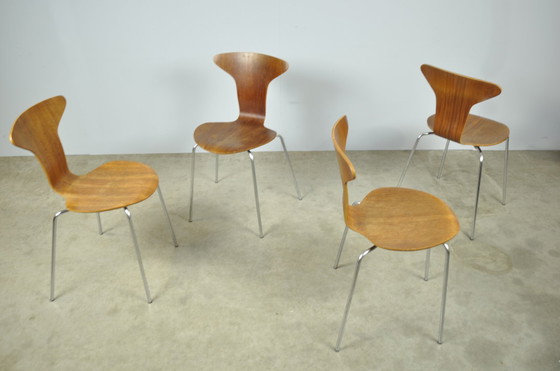 Image 1 of Fritz Hansen / Vintage Mosquito Dining Chairs / Arne Jacobsen / 1960S Denmark