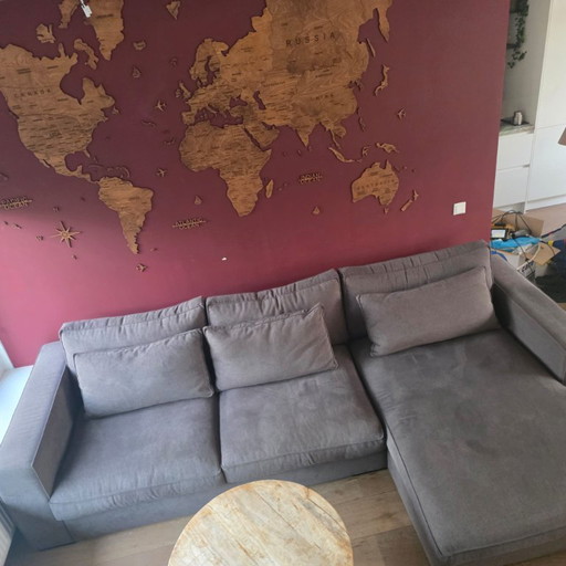 Divano angolare Room108 Annabelle grigio 320 cm con garanzia inclusa