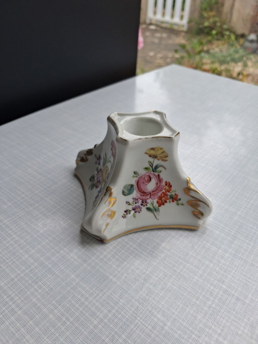 Meissen Porzellan Kerzenhalter