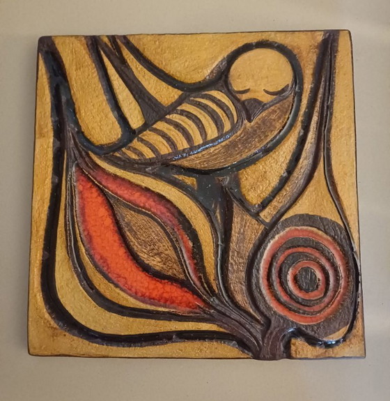 Noomi Backhausen – Soholm Bornholm – Placa de pared de cerámica – 1982 – Decoración de pared, Ceramic (photo 4 of 5)