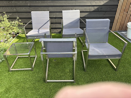 Design Jordan Brown Richard Frinier lounge chairs side table garden chair