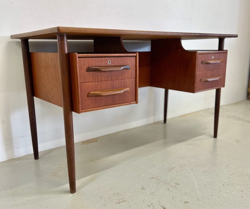 Danish MidCentury 'Floating-Top' Desk, 1960s.