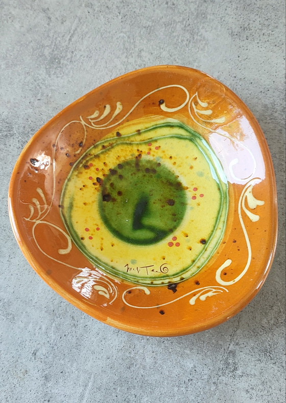 Image 1 of Organizer tascabile in ceramica vintage firmato