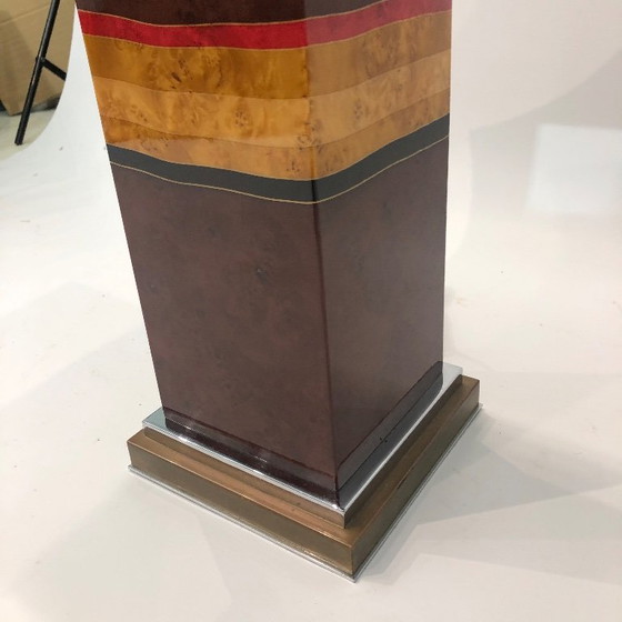 Image 1 of Jean-Claude Mahey tafellamp uit de jaren 70, Franse Hollywood Regency-stijl, mid-century