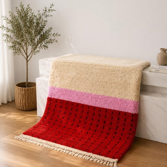 Luxe handgemaakt Marokkaans tapijt – Authentiek Atlas-vakmanschap 250cmx150cm – Vloerkleden en tapijten (photo 6 of 7)