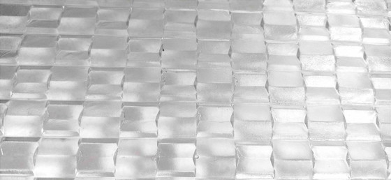 Image 1 of Großer 50er Jahre Leertaschen Glasbaustein 30 x 30 cm