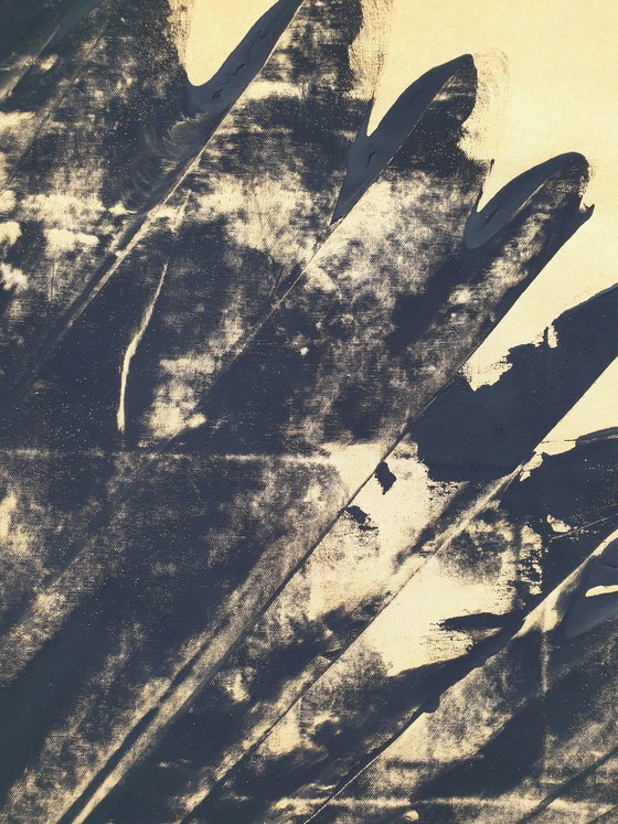 Jürgen Angeler - Lebhaftes Schwarzgold – Gemälde & Zeichnungen, Canvas (photo 4 of 13)