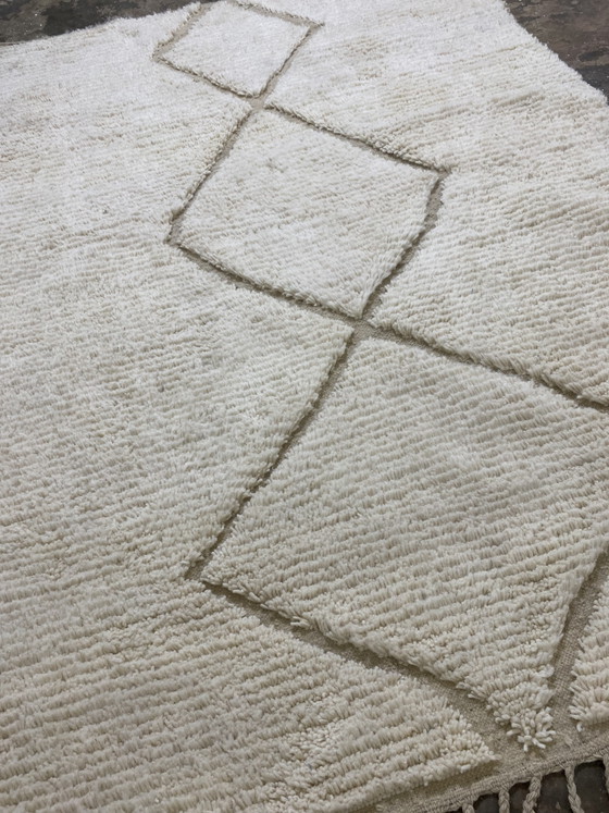 Tapis berbère en laine naturel décoré 180/250cm – Wool (photo 3 of 6)