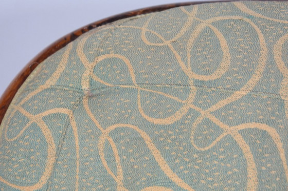 Fauteuil Biedermeier restauré, noyer, épicéa, hêtre, République tchèque, années 1830 – Textile, Wood (photo 6 of 13)