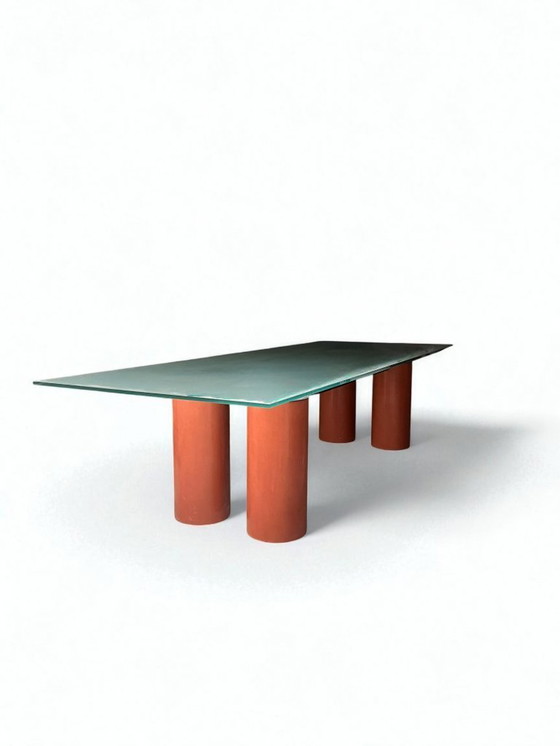 Image 1 of Serenissimo dining table, Lella & Massimo Vignelli, David Law for Acerbis, 1980