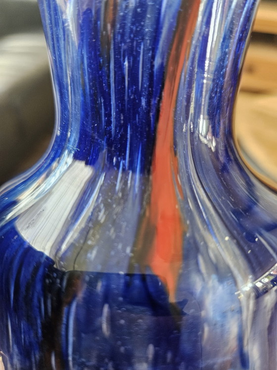 Image 1 of XL Vintage 'Flora' Art Glass Vase – František Koudelka (1970s) – Perfect condition!