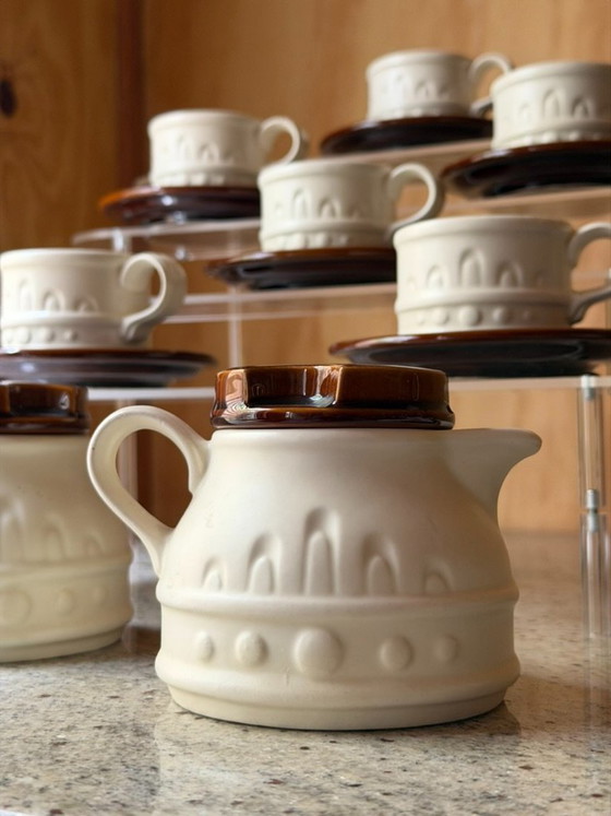 Servizio da caffè vintage Carlton Ware, composto da 14 pezzi in ceramica, stile metà secolo, con tazzine da (photo 13 of 16)