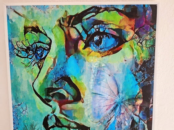 Image 1 of Léa ROCHE - Back to the Roots - Digital painting under frame