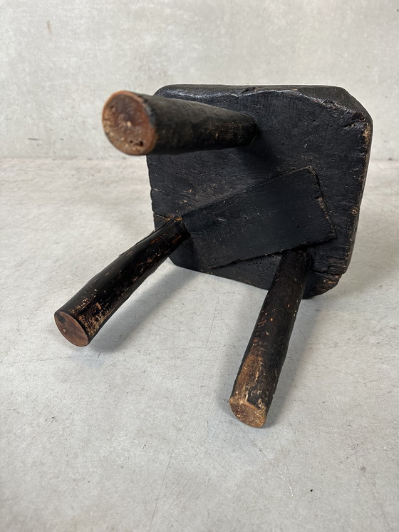 Image 1 of Vintage brutalist stool