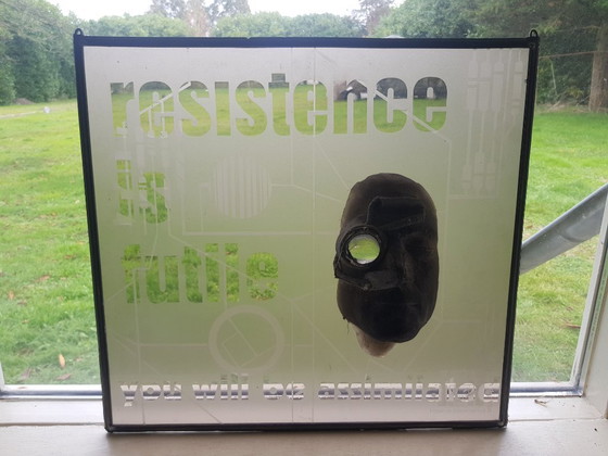 Image 1 of Rob van der Ven glass painting glass sculptures