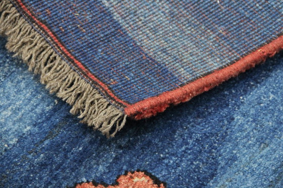 Image 1 of Tappeto orientale persiano Gabbeh Ghashghai originale, 158 cm x 119 cm, antico, naturale