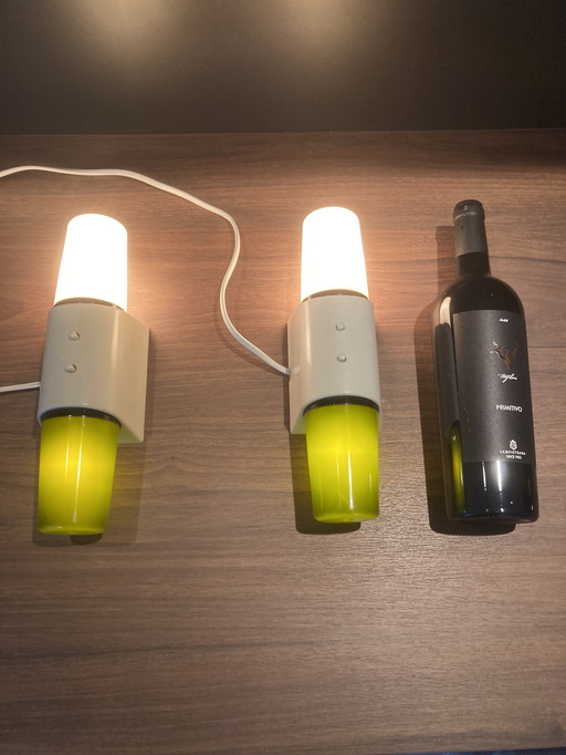 2x Philips vintage night lights / wall lights