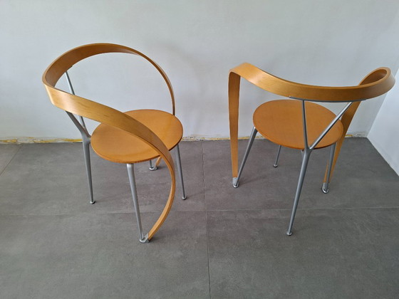 Cassina Revers Chair X2 – Chairs and lounge chairs, Wood, Aluminium (photo 3 of 6)