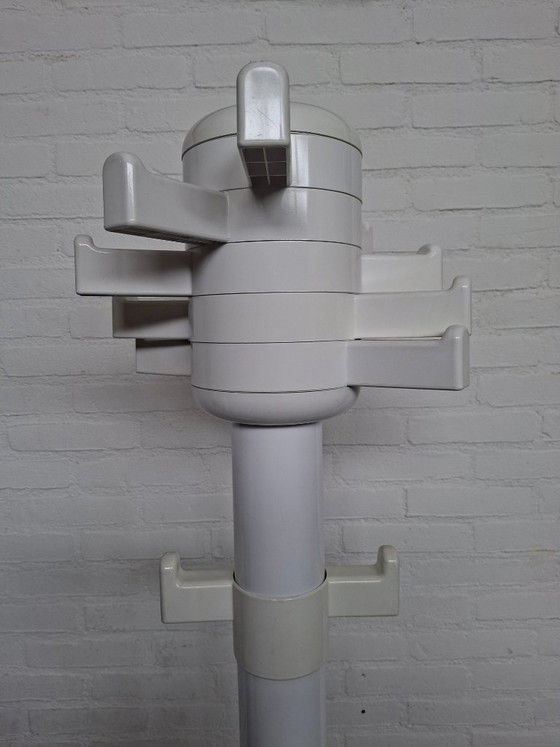 Freestanding designer coat rack by Meyers & Son – M. Myers & Son, Metal, Plastic (photo 2 of 7)