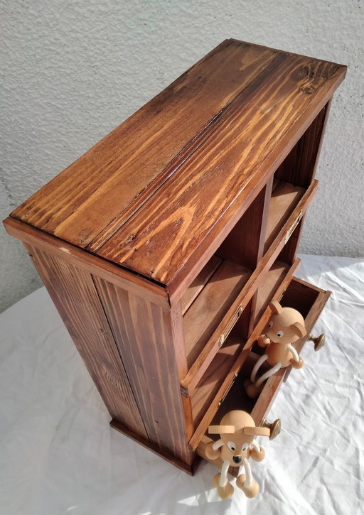 Grocery store shelf, 1960.