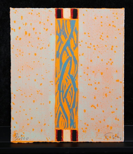 Image 1 of Schädrich, Eckart (Esch) - Symit I - Set di 4 - Tecnica mista / rielaborato - firmato a mano