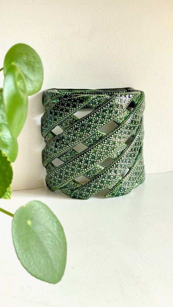 Image 1 of Vintage keramische wandlamp