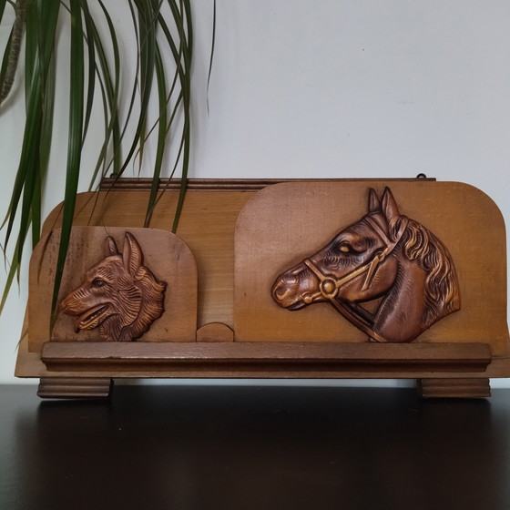 Image 1 of Brievenhouder. Art Deco.