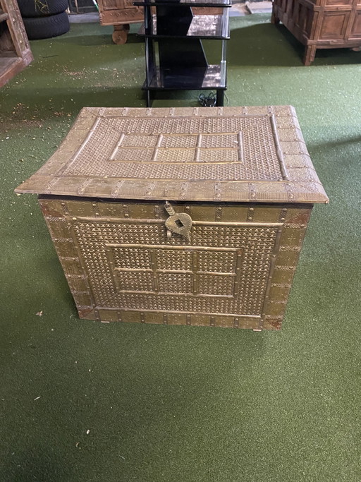 Antique Brass Chest