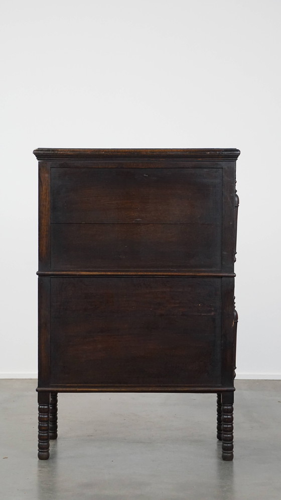 Image 1 of Oak Chest of Drawers