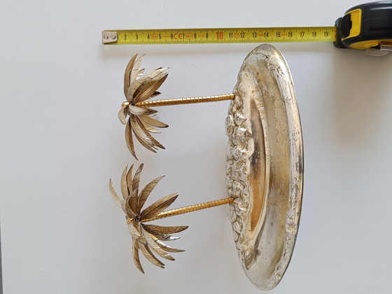 Vintage Palm Tree Jewellery Tray – Hollywood Regency, 1970s/80s – Decorative Objects, Metal (photo 7 of 10)