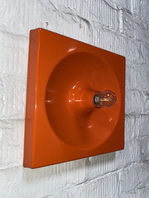 Schönbuch Quadro lámpara de pared naranja