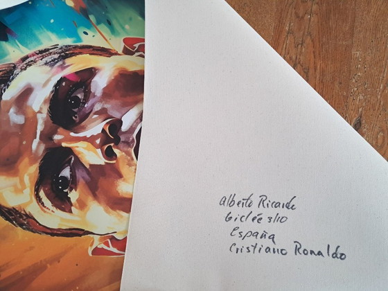 Image 1 of Alberto RICARDO - Cristiano Ronaldo 1 - Toile d'artiste