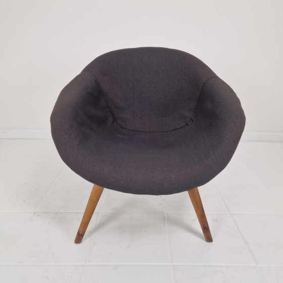 Image 1 of Set of 2 Bucket Lounge Chairs by Miroslav Navrátil for Vertex, 1960's