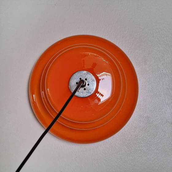 Image 1 of Vintage Pendant Lamp by Peill and Putzler, Germany, 1960. Model AH 1. Orange.