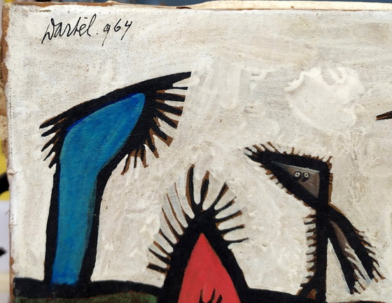 Image 1 of Anton Lutghering Dartel, Composition, huile sur toile, 1964