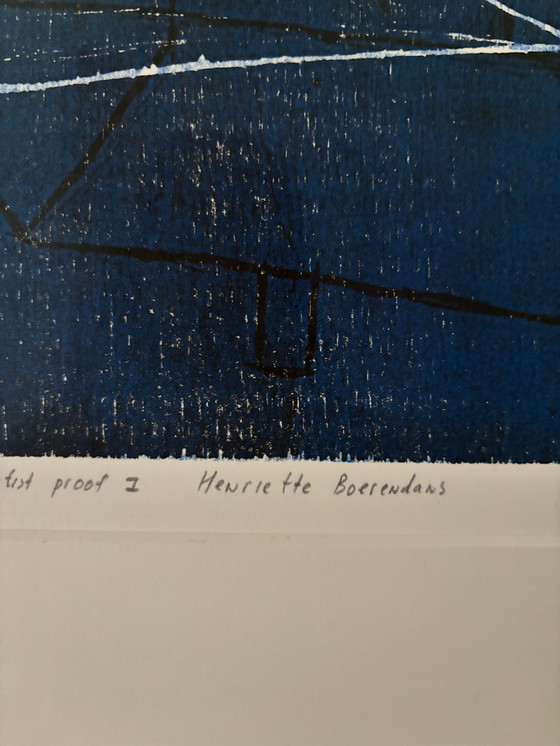 Image 1 of Woodcut Henriette Peasant Dance. Title: October 25