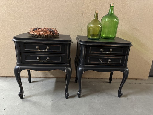 Tables de nuit brocante