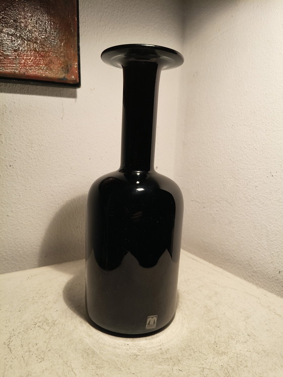 Image 1 of Vintage design Gul vaas Cascade Holmegaard Otto Brauer