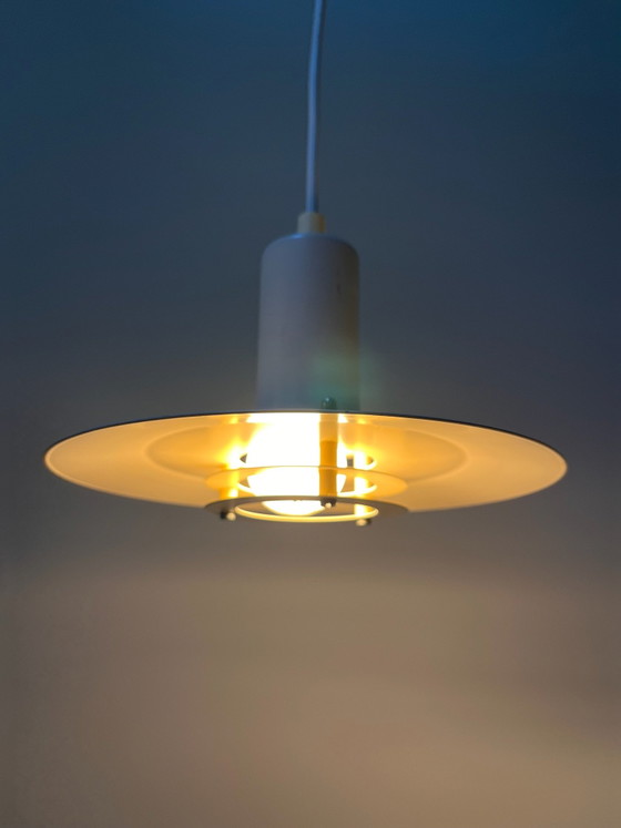 Set di 2 Lampade a sospensione vintage Lyfa Model 4020 design danese – anni '70/'80 – Alluminio (photo 10 of 11)