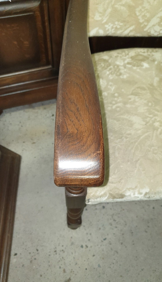 6 Sillas de Comedor Clásicas de Roble – Textile, Wood (photo 8 of 9)