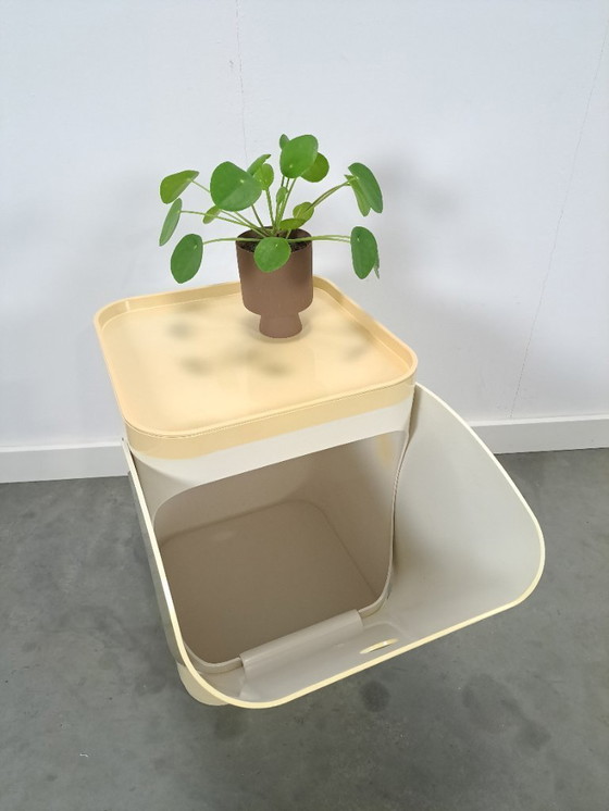 Image 1 of Cestino portaoggetti in plastica di design, portabiancheria Kartell, Anna Castelli Italia