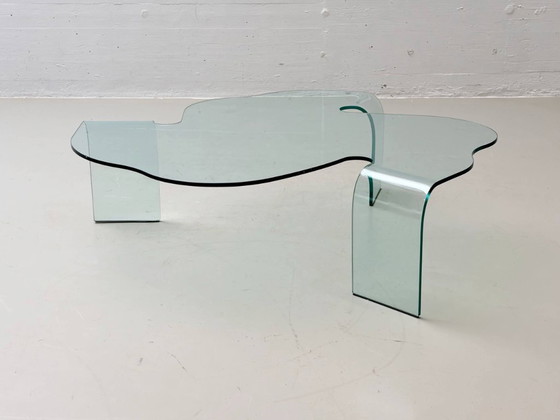 Image 1 of Raro tavolino in vetro di FIAM, Italia, anni '80