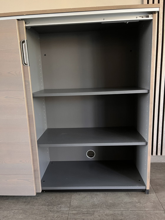 Image 1 of Bookcase with shelves and combination lock